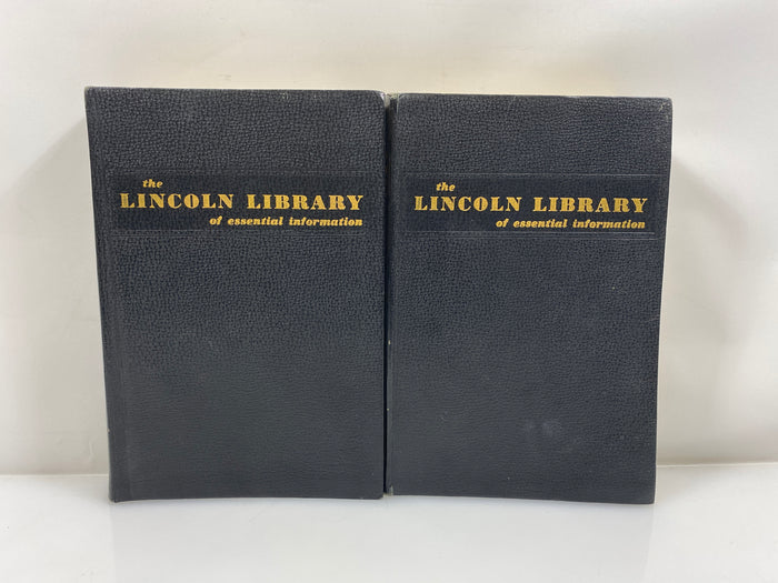 The Lincoln Library Vol. I-II 1953 Frontier Press Co. HC
