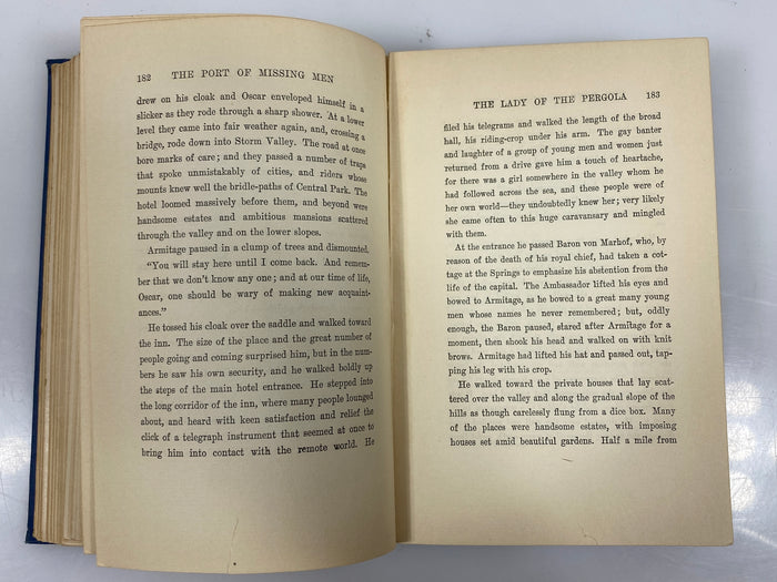 The Port of Missing Men by Meredith Nicholson HC 1907