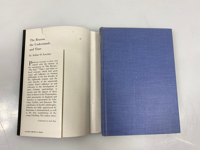 The Reason The Understanding and Time by Lovejoy 1961 HCDJ