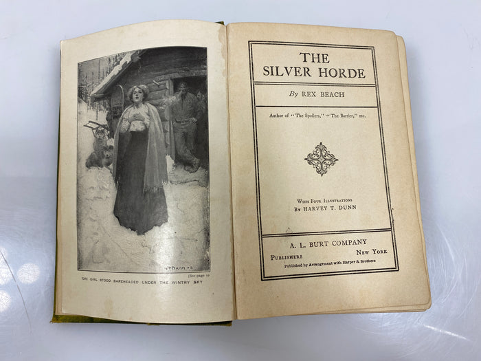 The Silver Horde by Rex Beach A.L. Burt 1909 HC