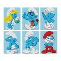 Diamond Painting Smurfs™ - Mini Dazzles™ 4" x 6" (10.2cm x 15.2cm) / Square With 11 Colors Including 1 ABs and 10 Fairy Dust Diamonds / 7,200