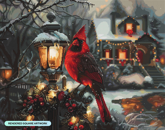 Diamond Painting The Visitor 28" x 22" (70.7cm x 55.8cm) / Square with 76 Colors including 2 ABs and 2 Fairy Dust Diamonds / 63,616