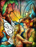 Diamond Painting The World Was Ours 12.6" x 16.5" (32cm x 42cm) / Square With 37 Colors / 20,625