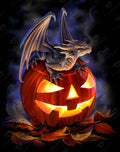 Diamond Painting Trick or Treat 22" x 28" (55.8cm x 70.7cm) / Square with 49 Colors Including 3 ABs and 2 Fairy Dust Diamonds / 63,616
