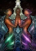 Diamond Painting Twinzies 22" x 31" (56cm x 79cm) / Square with 50 Colors including 5 ABs / 68,952