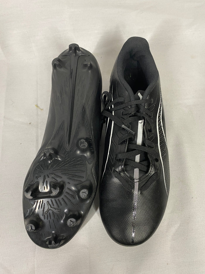 PUMA Ultra 5 Play Firm Ground Soccer Cleats in Black Men's Size 9
