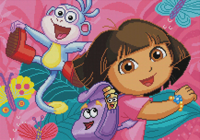 Diamond Painting ¡Vámonos! Let’s Go! 24" x 17" (61cm x 43cm) / Round with 56 Colors including 6 ABs / 32,984