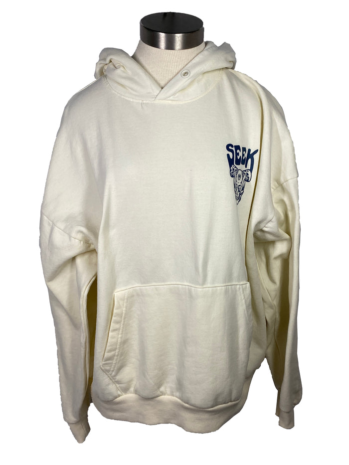 Veirdo Off-White "Seek" Hoodie Unisex Size L