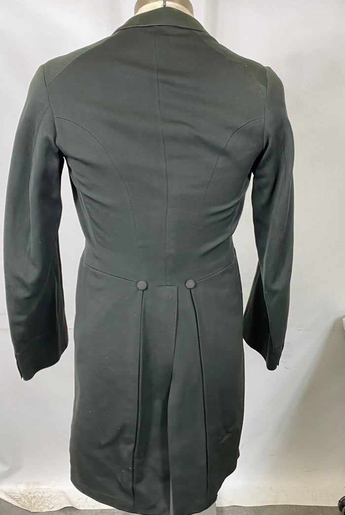 Vintage 1890's John Herrmann Green Long Tail Suit Jacket Men's Size Unknown