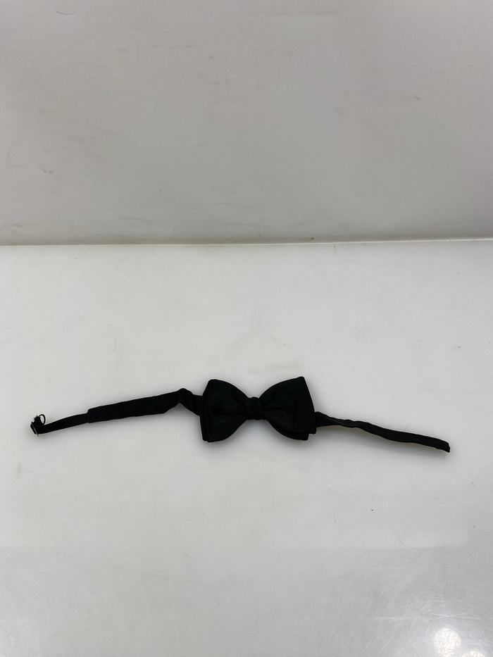 Vintage 1920s Black Clip On Bowtie
