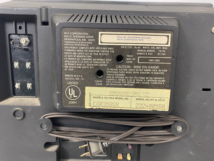 Vintage RCA EGR358SR CRT TV