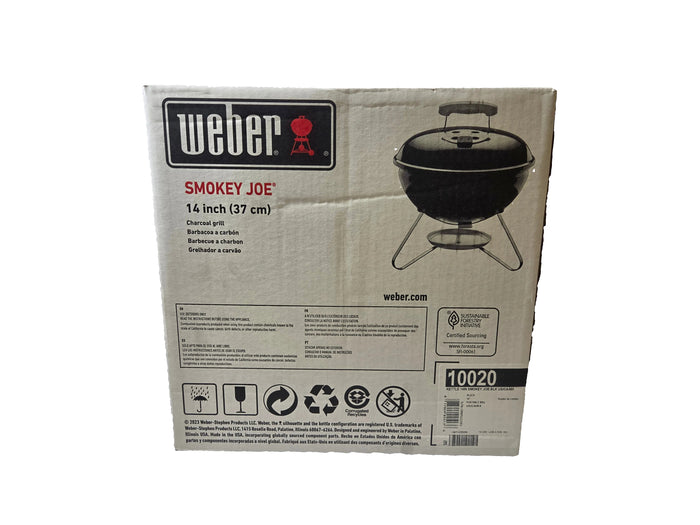 Weber Smokey Joe 14" Charcoal Grill *New*