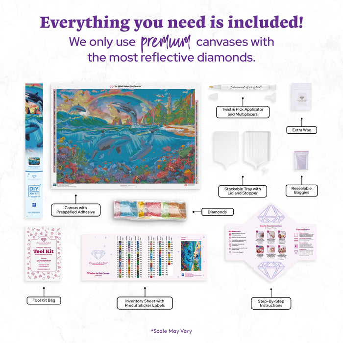 Whales in the Ocean