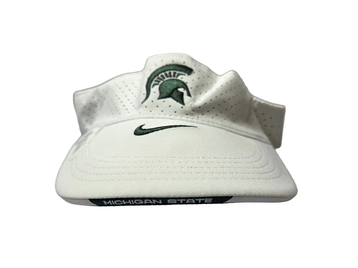 Nike White Spartan Team Visor Adult Size