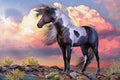 Diamond Painting Wild Spirit II 35.4" x 23.6" (89.9cm x 60cm) / Square with 61 Colors including 3 ABs and 4 Fairy Dust Diamonds / 87,001