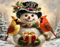 Diamond Painting Winter Joy 28" x 22" (70.7cm x 55.8cm) / Square with 88 Colors including 1 AB and 4 Fairy Dust Diamonds / 63,616